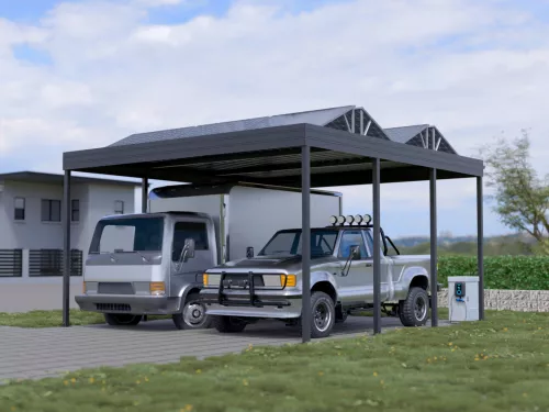LKW PV Carport STUK