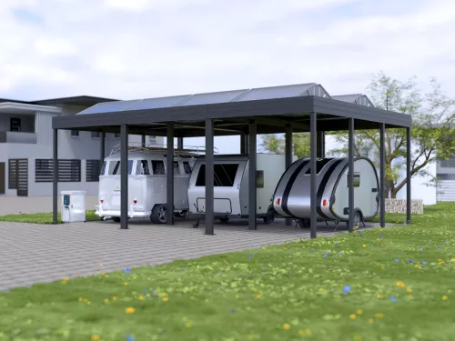 Caravan PV Carport STUK