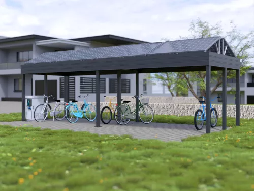 Fahrrad PV Carport STUK