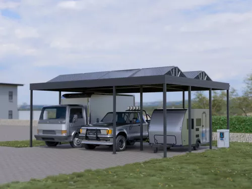 LKW PV Carport STUK